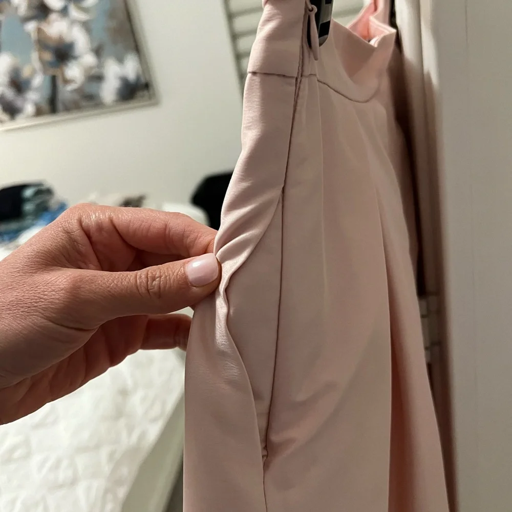 White House Black Market Soft Pink A-Line Skirt - Picture 2 of 4